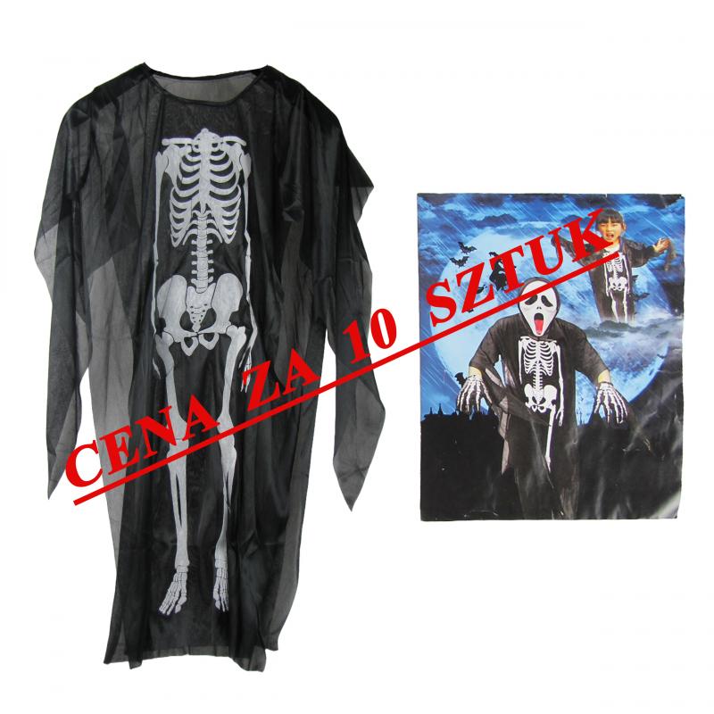 Kostium kościotrupa, szkielet na Halloween (10 sztuk)